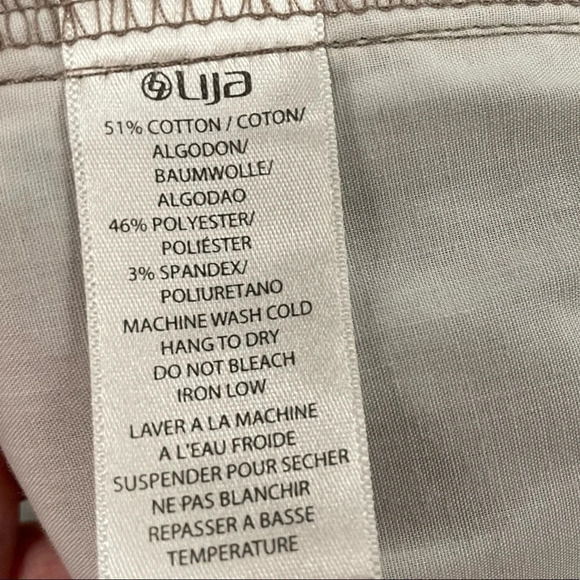 Women's LIJA Gray Tan Golf Pants Size 2 Made in Canada - Picture 6 of 8